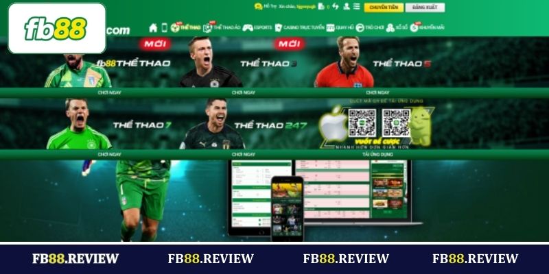 Top 5 sảnh cược thể thao FB88 hợp tác